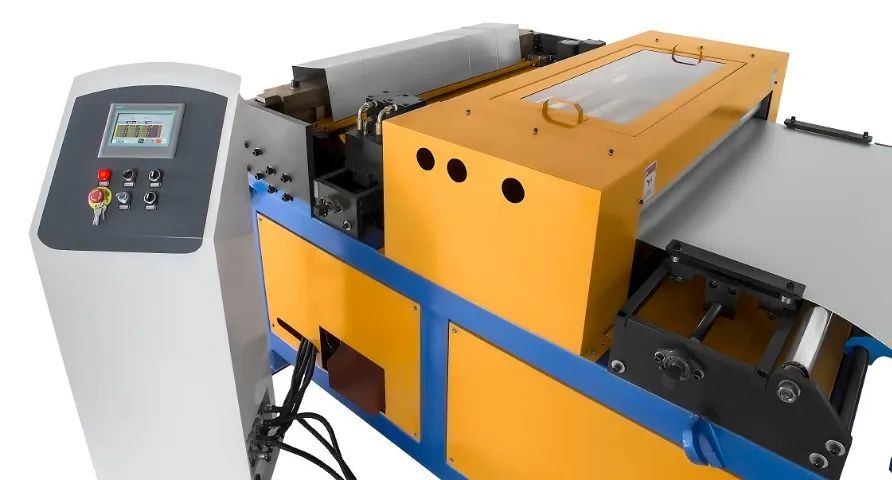 Máquina linha corte plano transversal planificadora Endireitadora fabricação dutos tdc  - Foto 3