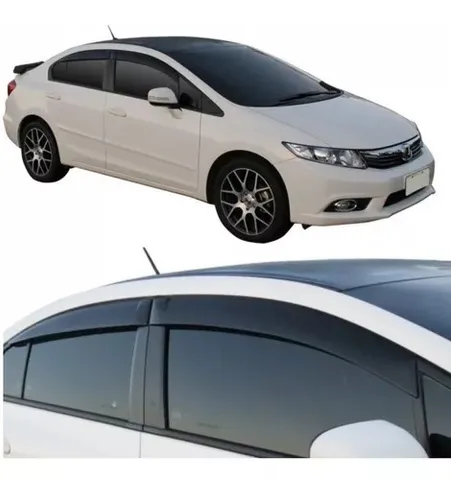 Calha De Chuva Honda Novo Civic 2012 A 2016 4p Tg Poli 28006