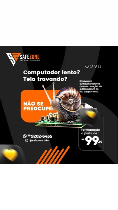 Reparo e Formatação de Notebook e Pc Gamer