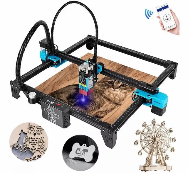 Impressora Gravadora a Laser Corte CNC 40w 30x30cm WiFi Twotrees TTS-55