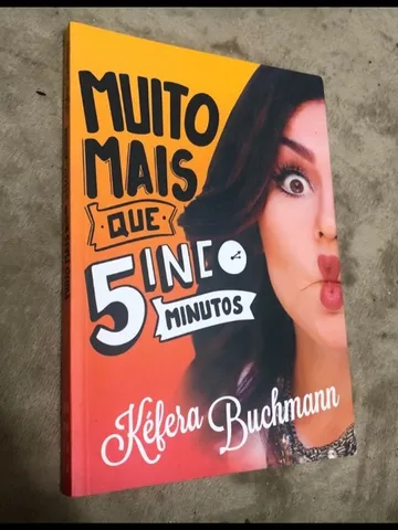 Livro Muito mais que 5inco minutos Kéfera em ótimo estado