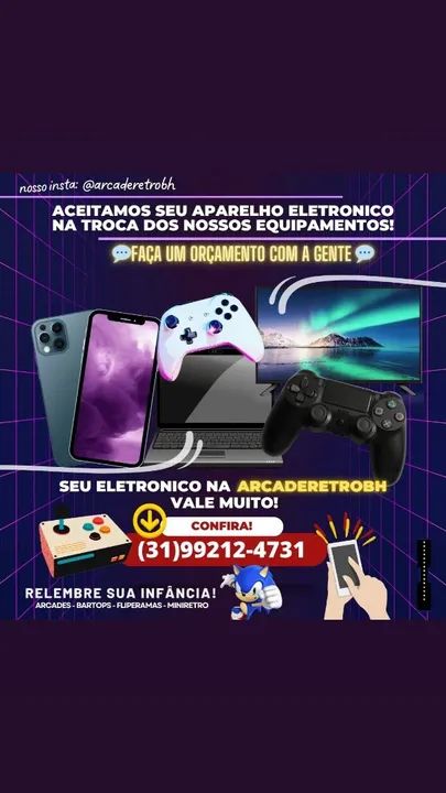 Fliperama Multijogos Mario & Luigi - Foto 5