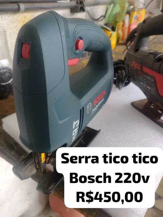  FURADEIRA - SERRA TICO TICO - MARTELETE - POLICORTE - Foto 4