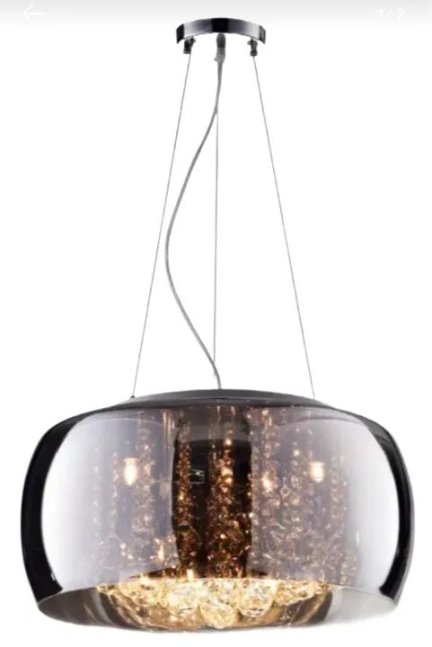 Vendo 2 (dois) Lustres Pendente/plafon Soho De Cristal Vidro 40cm