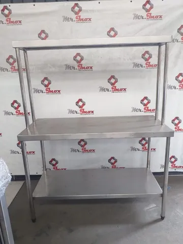 Mesas inox para hamburgueria/ fabricamos sob medida