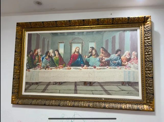 QUADRO SANTA CEIA 1,27cm X 80cm  - Foto 4