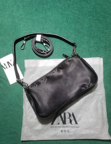 Bolsinha de mão Zara de cetim