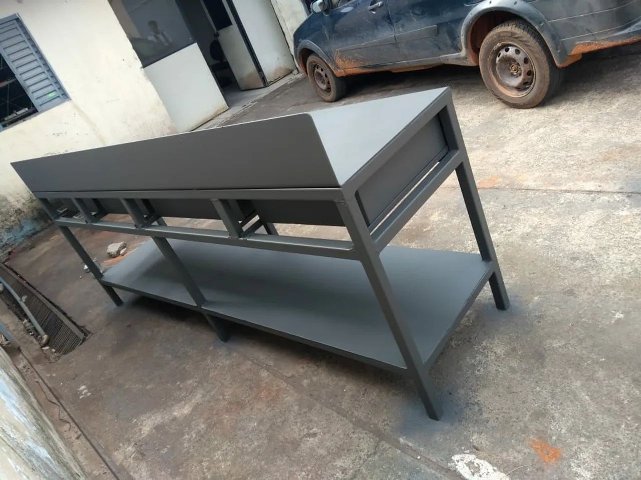 Bancada de Metal Industrial com Gavetas - Foto 3