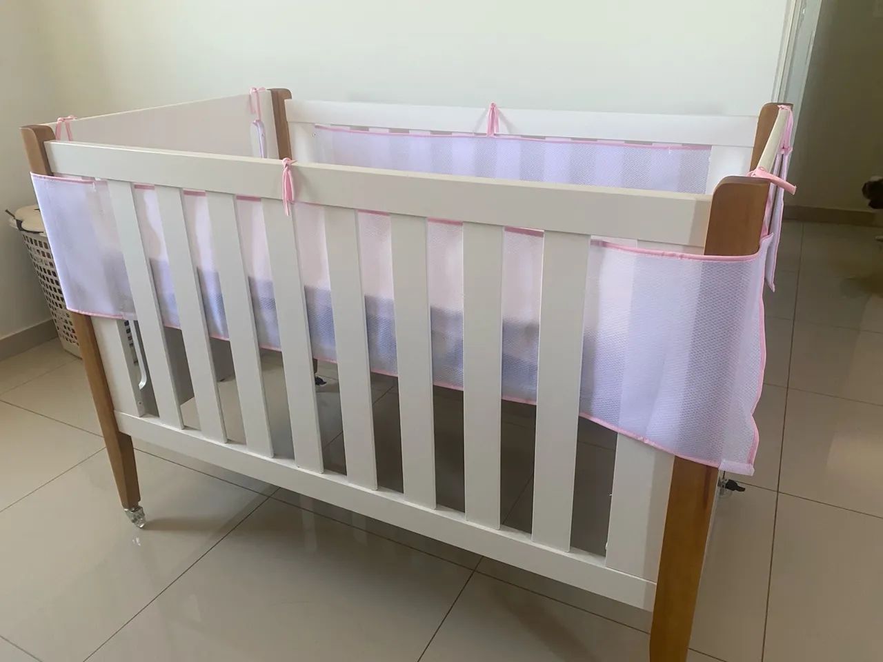 Berço de Madeira - Semi Novo - Foto 3