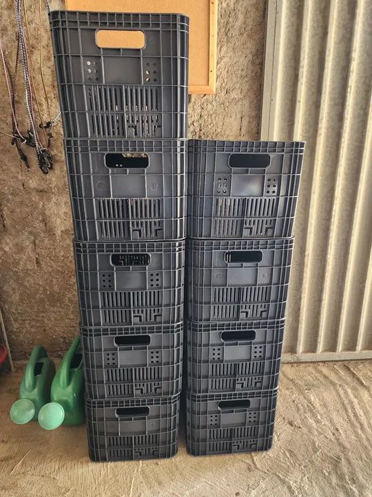 Caixas plásticas para supermercado