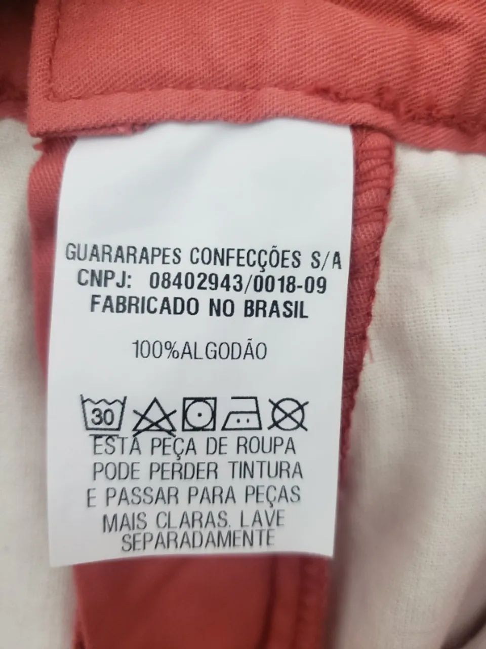 Bermuda Masculina Vermelha Riachuelo - Foto 3