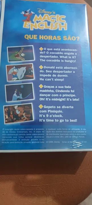 VHS Disney's Magic English - Noite e Dia - Foto 4