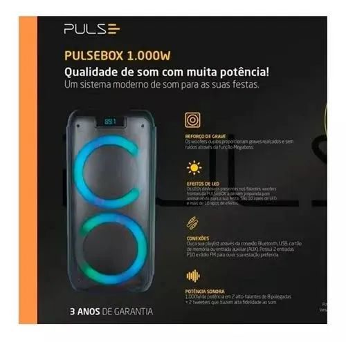 Caixa de som com 1000 RMS PROMOÇÃO  - Foto 2