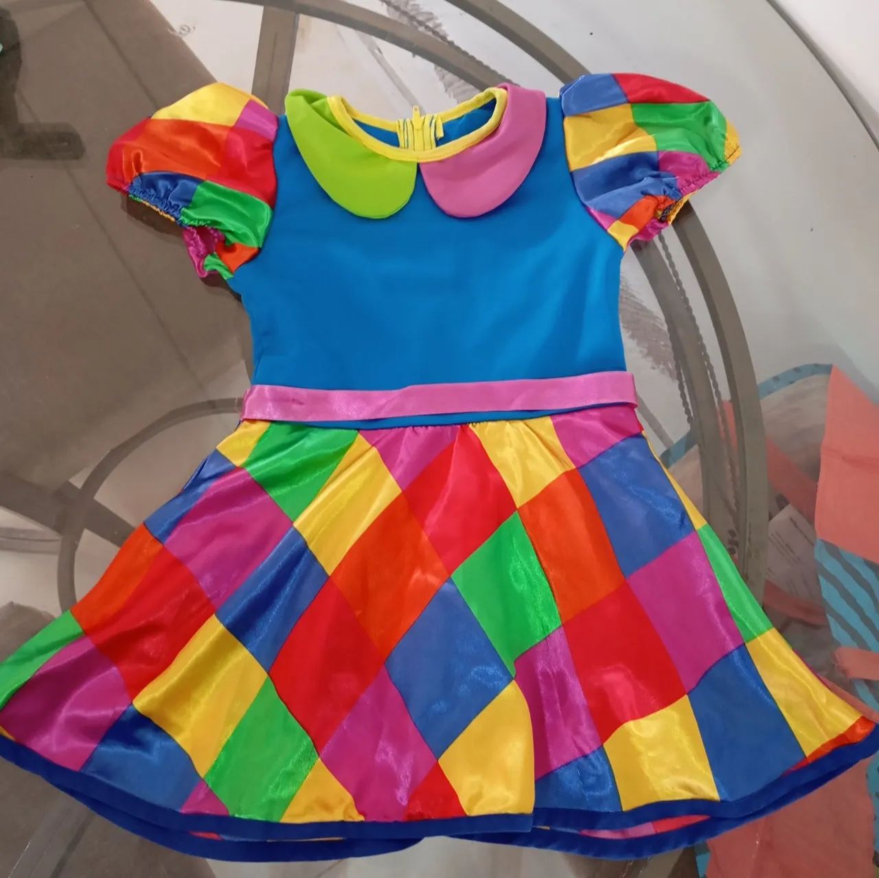 Vestido de palhaço infantil