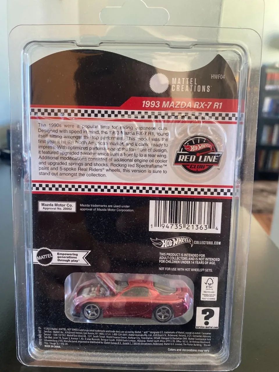 MINIATURA 1/64 RLC - MAZDA 1993 RX-7 R1  - Foto 3