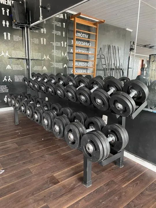 KIT DUMBELL INJETADO+ TORRE (PROMOÇÃO) - Foto 4