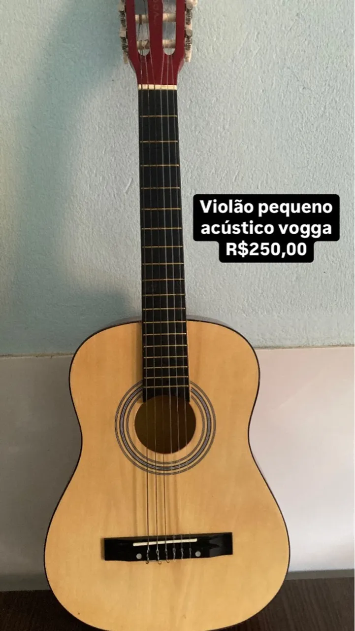 Violão Pequeno Acústico Vogga