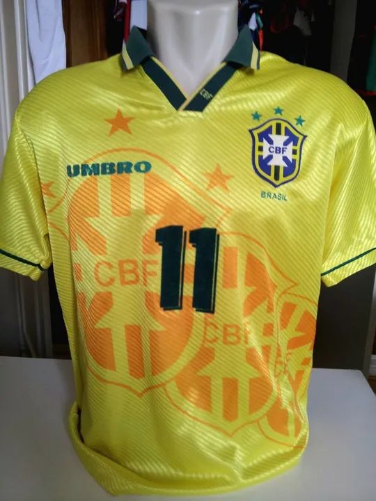 CAMISA BRASIL COPA 1994 #11 ROMÁRIO OFICIAL DA ÉPOCA 