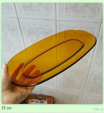 Duralex Âmbar Marrom - Travessa Oval