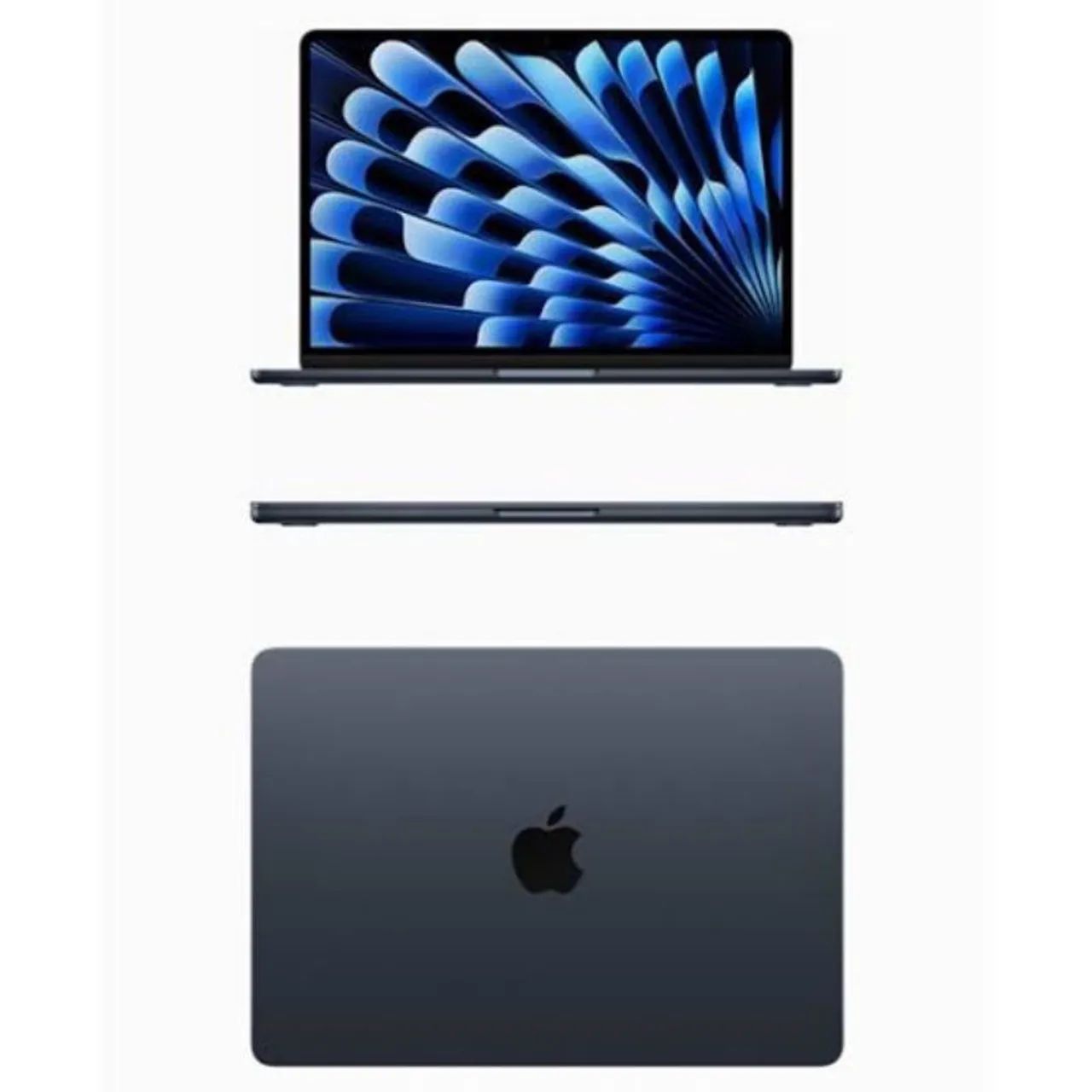 MacBook Air 13 M3, 16GB RAM, 256GB SSD - Meia-noite - NOVO