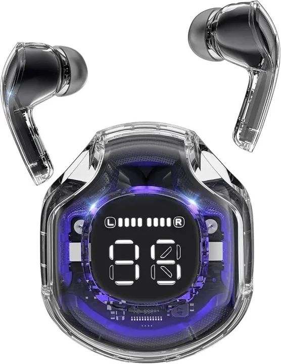 Fone de Ouvido Bluetooth TWS com Tela LED