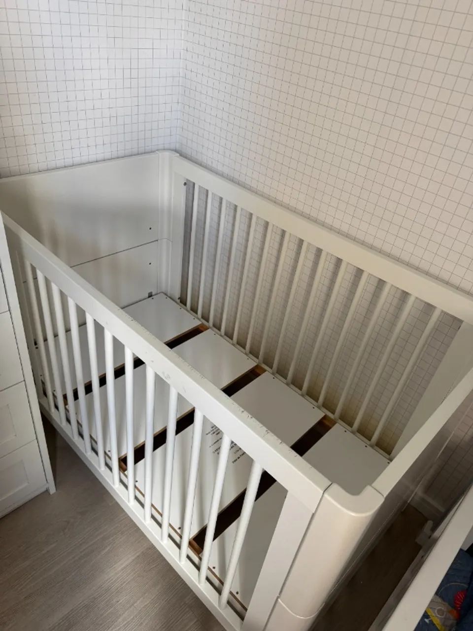 Berço Evolutivo 3 em 1 Branco Quater - Linha Bloom - Foto 6