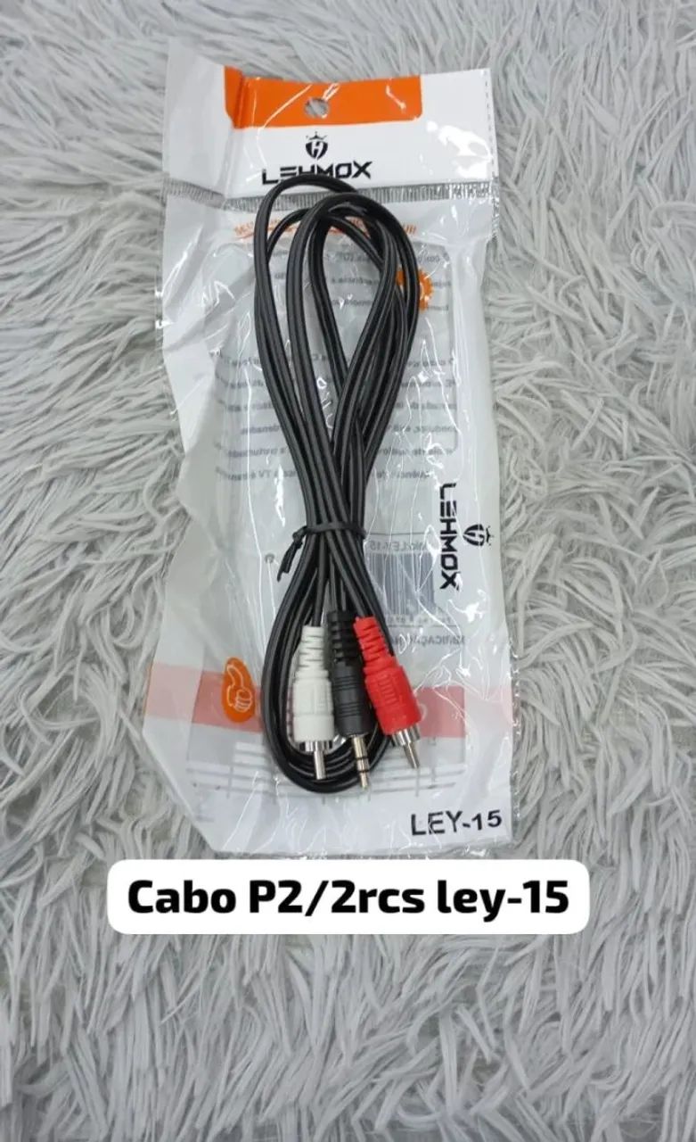 Cabo P2 para rca 