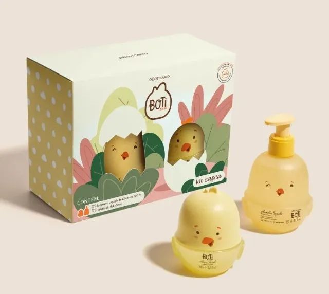 Kit Boti Baby Casca Sabonete Líquido 200ml + Colônia 100ml - O Boticário