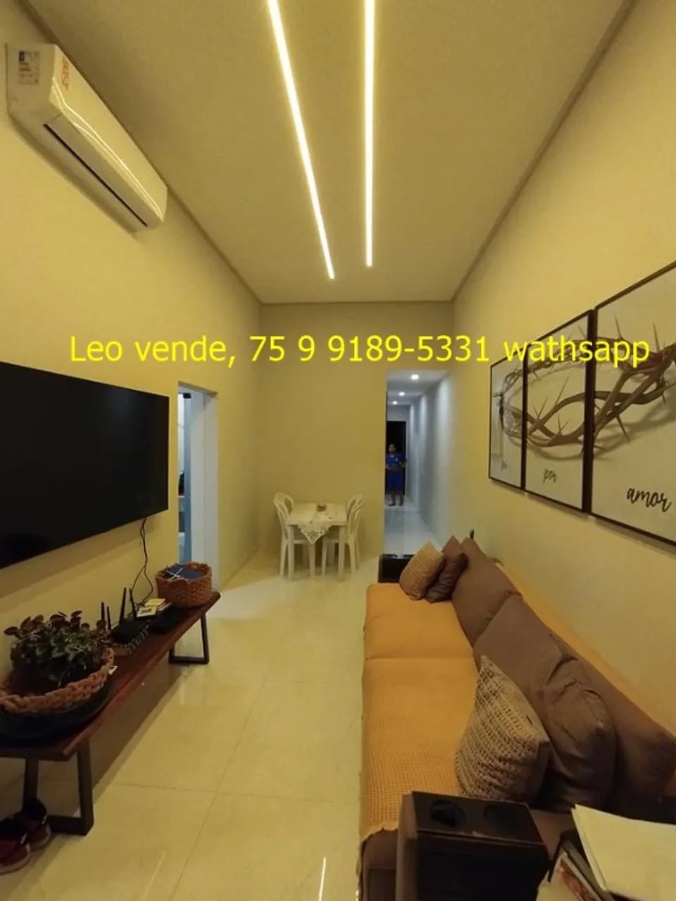 Leo vende, bairro Sim, 3|4 sendo uma suíte, piscina, goumert, energia solar - Foto 2