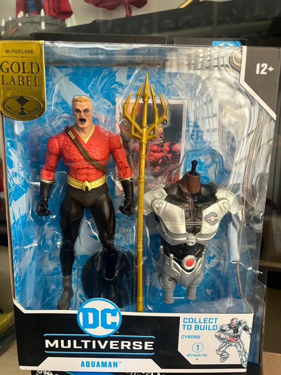 Mcfarlane Toys Aquamantm (flashpoint Build-a) Gold Label
