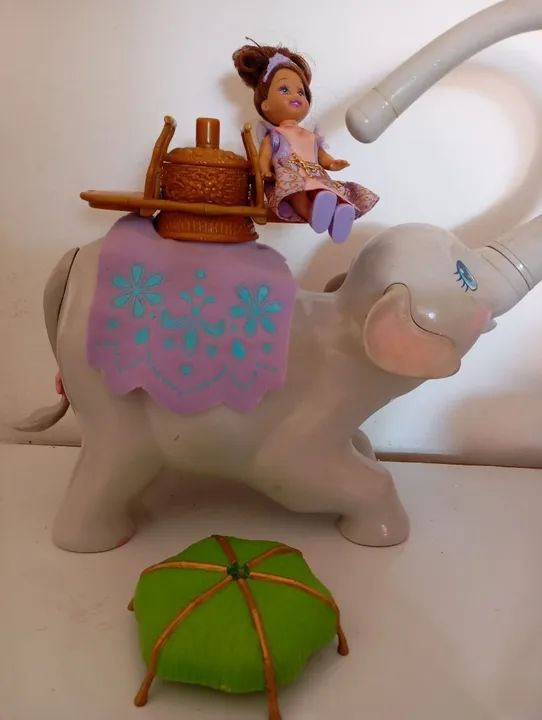 Elefante de Brinquedo com Boneca Barbie - Foto 4