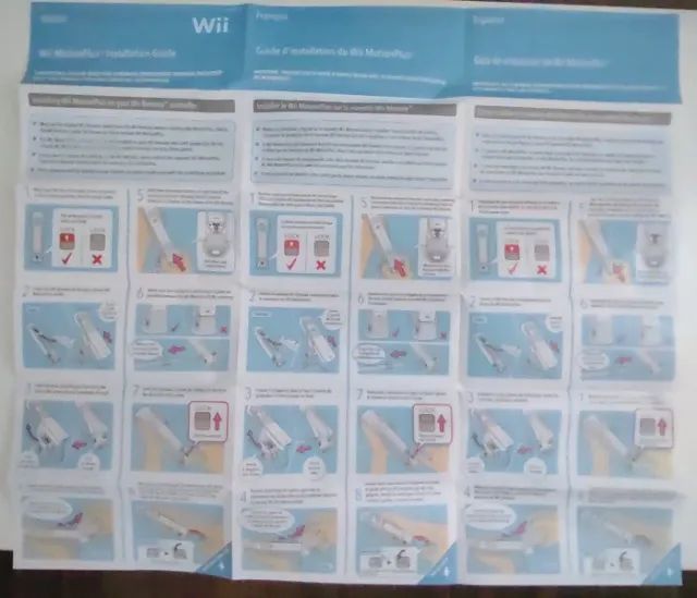 Manuais da Blanaça e Motionplus Nintendo Wii - Foto 2