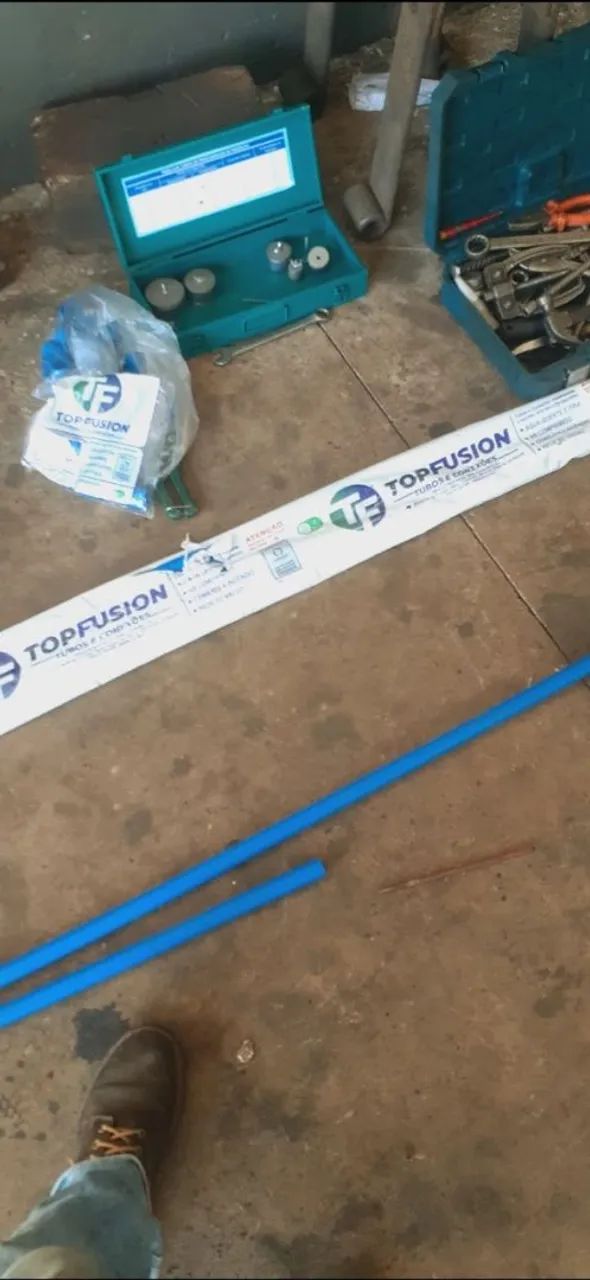 Rede de ar comprimido  tubos Ppr Topfusion  - Foto 5