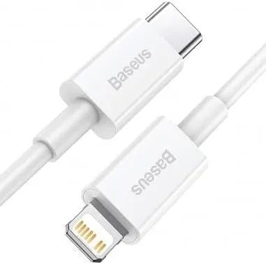 Cabo Baseus USB-C Lightning (iPhone) PD 20W carregamento rápido