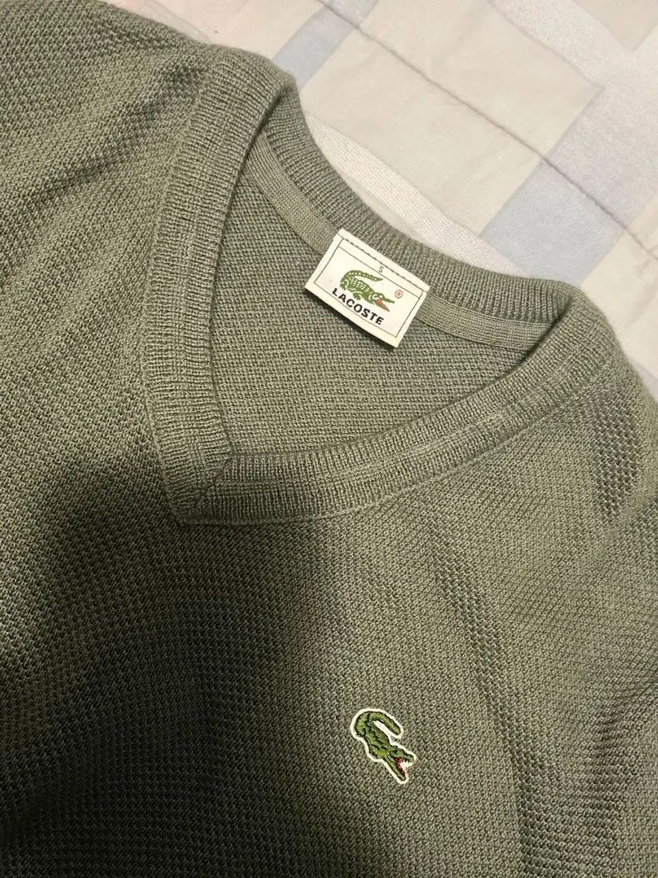 Suéter Lacoste Verde tamanho G - Foto 2