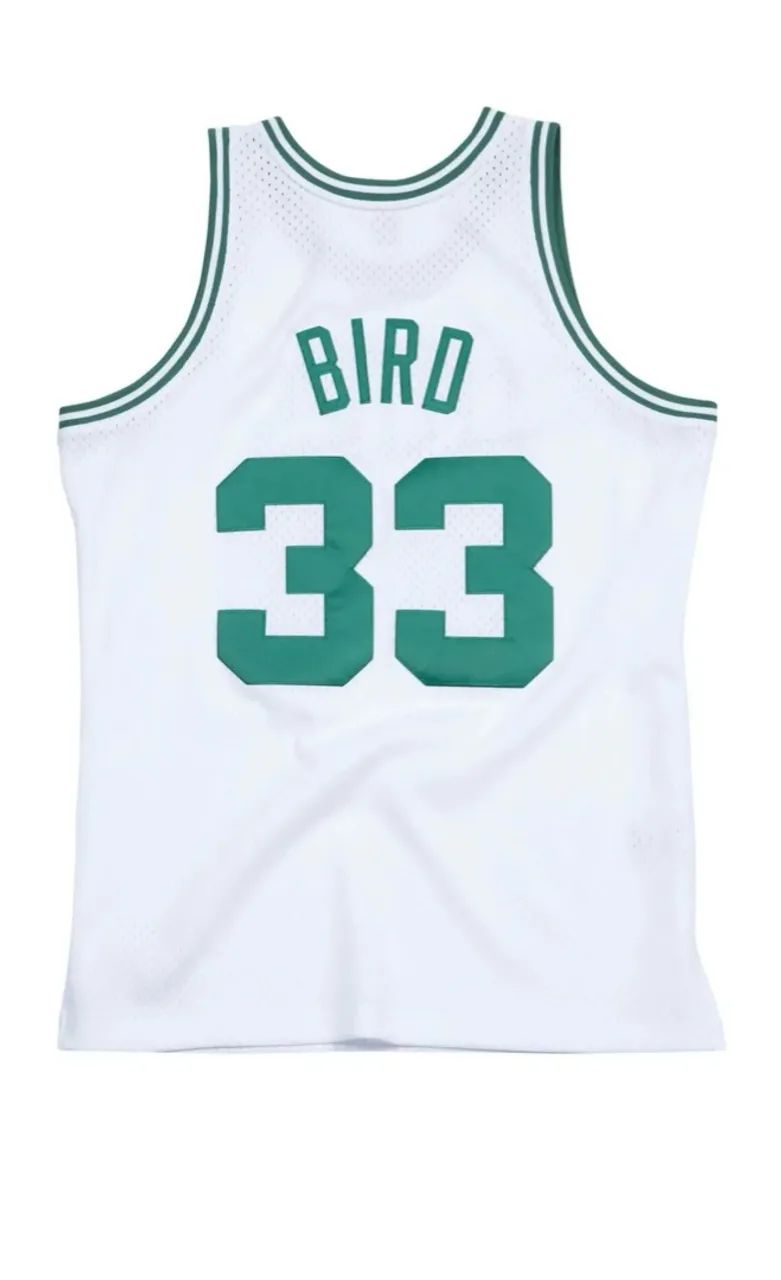 Regata Celtics 1985-86 Larry Bird Mitchell Ness - Foto 3