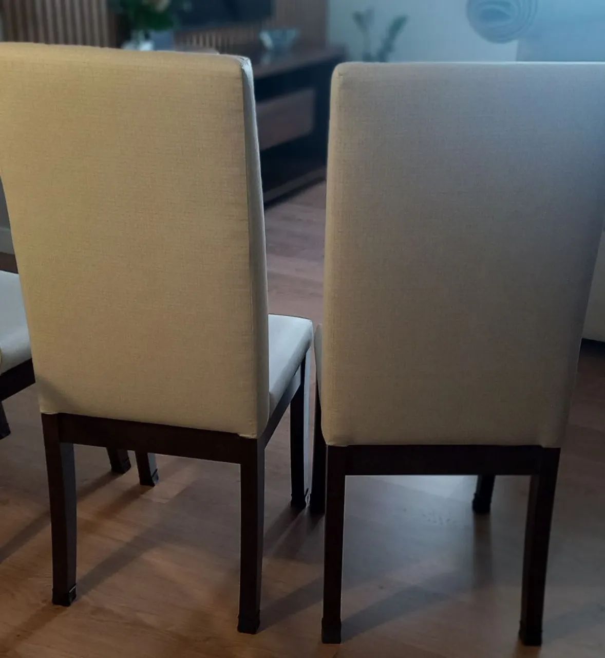 Conjunto de 4 Cadeiras de Jantar - Branco - Foto 2