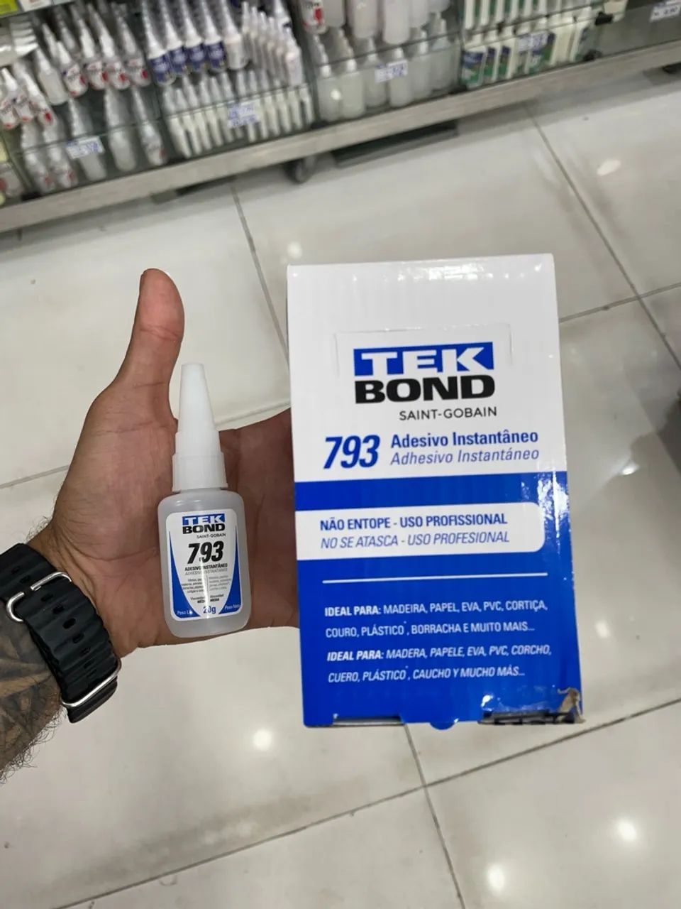 10 Cola Instantânea Tek Bond 793 - 20g