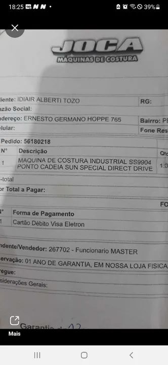 Máquina de Overlock Industrial ponto cadeia sun special direct drive - Foto 4