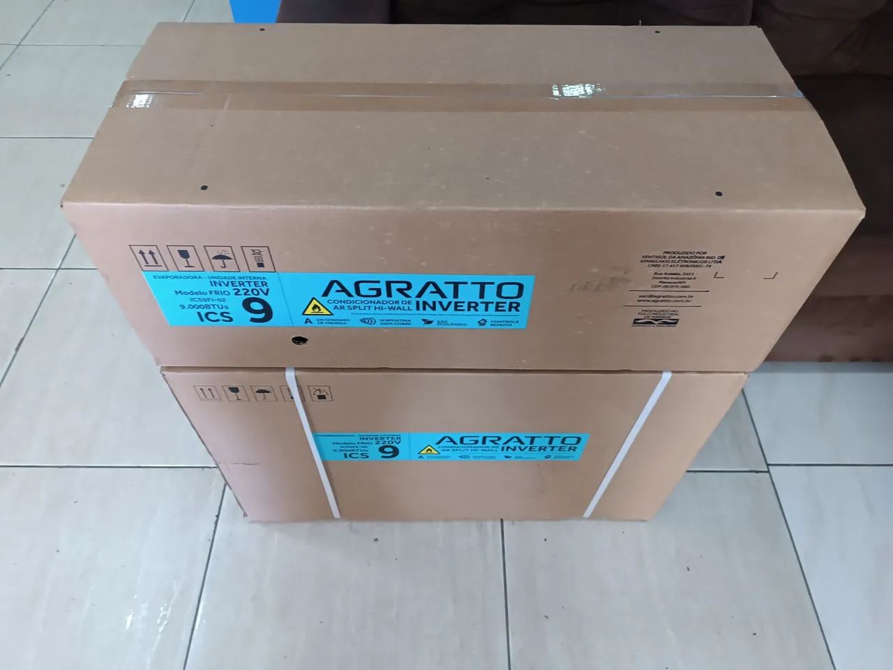 Ar Condicionado Split Inverter 9.000 BTUs Agratto 