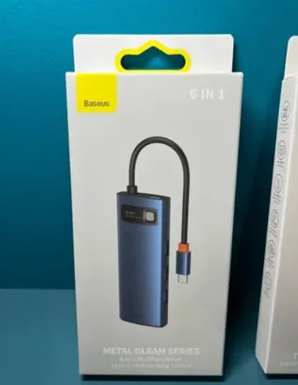 Hub baseus para Macbook e ipad 6 in 1 e 8 in 1 - Foto 2
