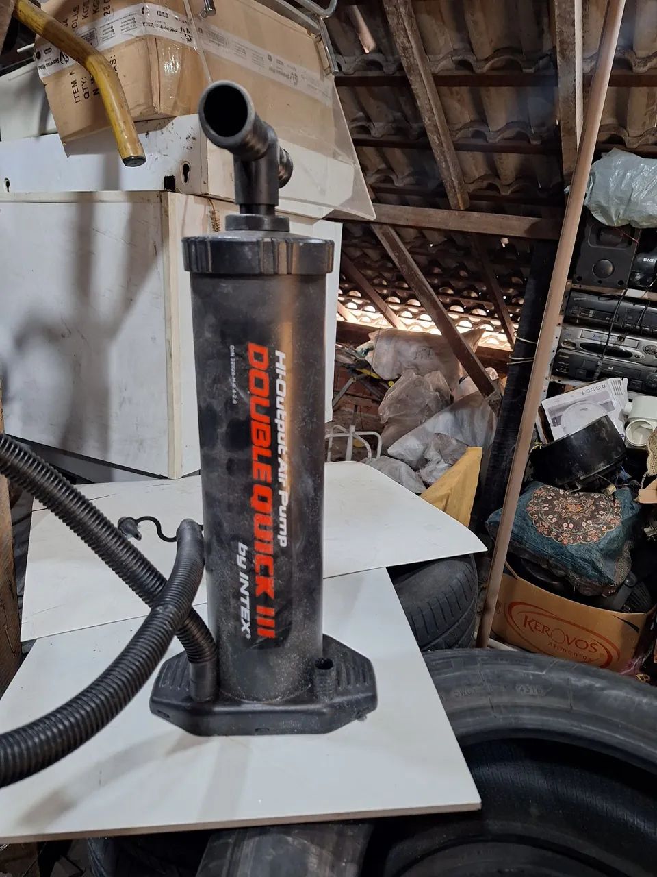 Bomba de encher colchão inflável