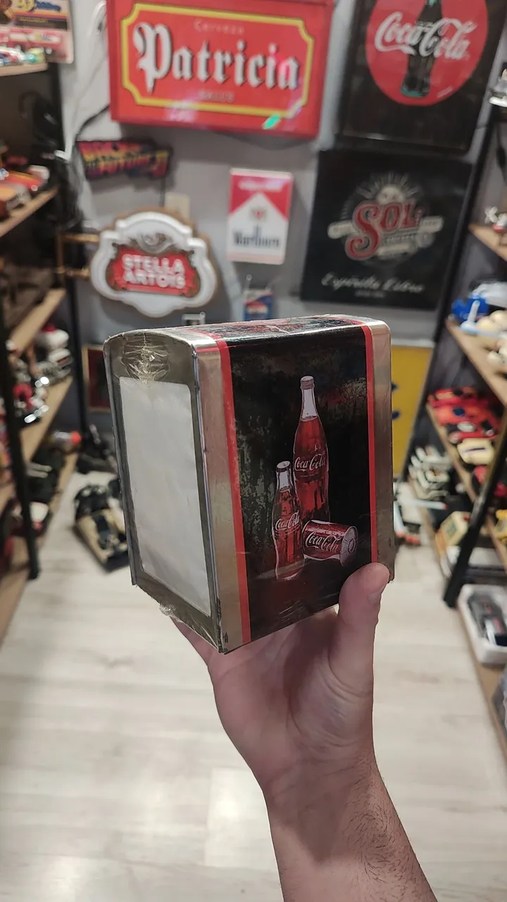 Porta guardanapos Coca-Cola vintage