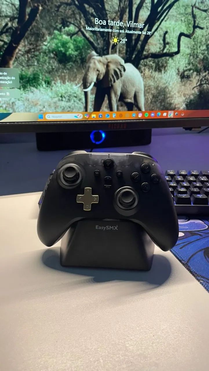 Controle Gamer Joystick ESMx M05 - Foto 5