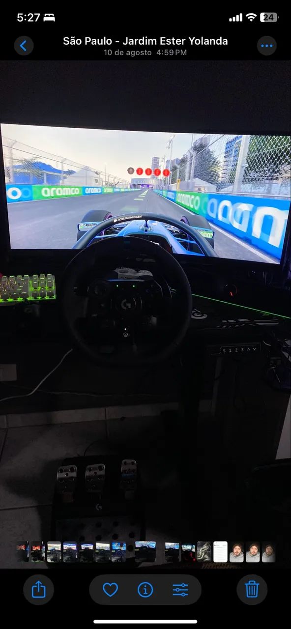 Volante Logitech G923 + câmbio  - Foto 2