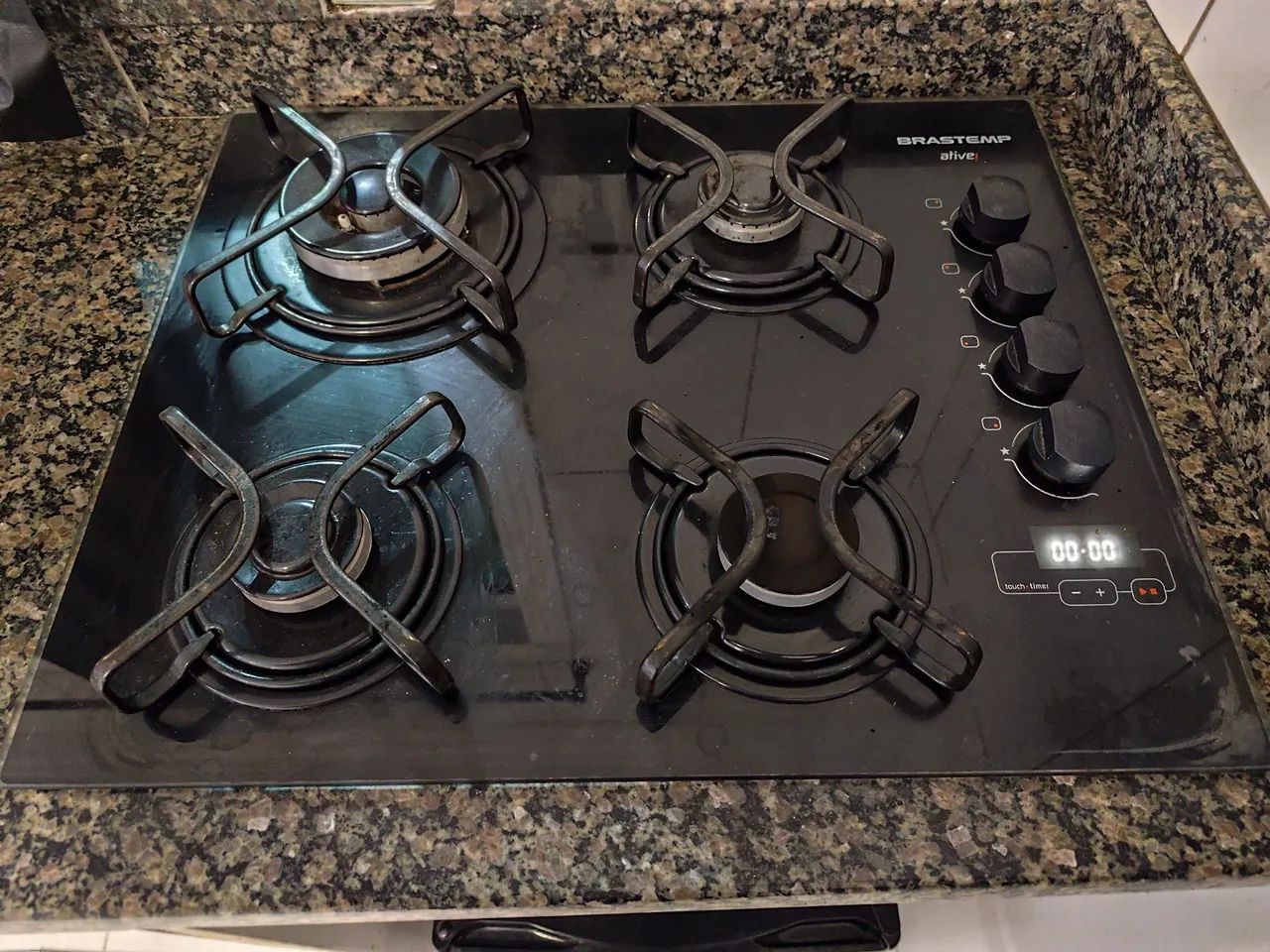 Fogão Cooktop Brastemp 4 Bocas - Alive