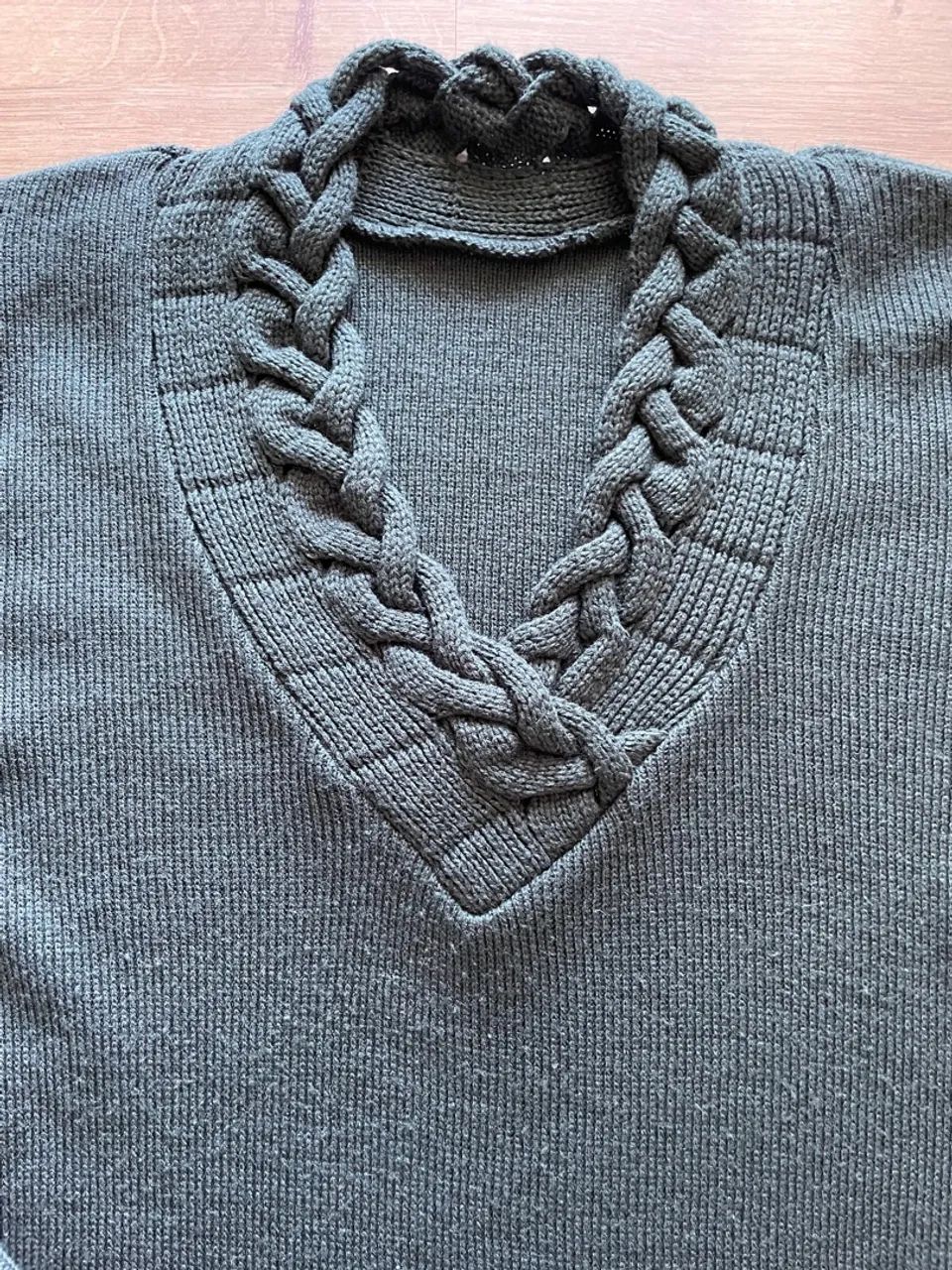 Blusa de fios tam P / M verde musgo  - Foto 2