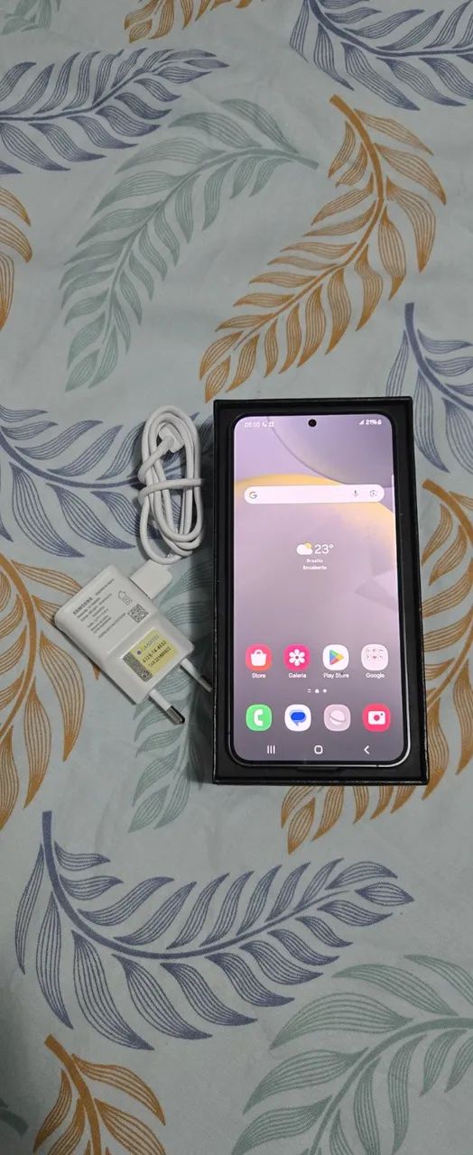 Celular Samsung Galaxy S24 Fe 5g 128gb 8gb Ram Tela 6.7 Galaxy Ai Cinza
