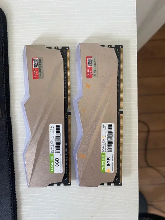 Memória RAM RGB - CUSO - DDR4 8 GB - 1.35v - 3200 MHz - Foto 2