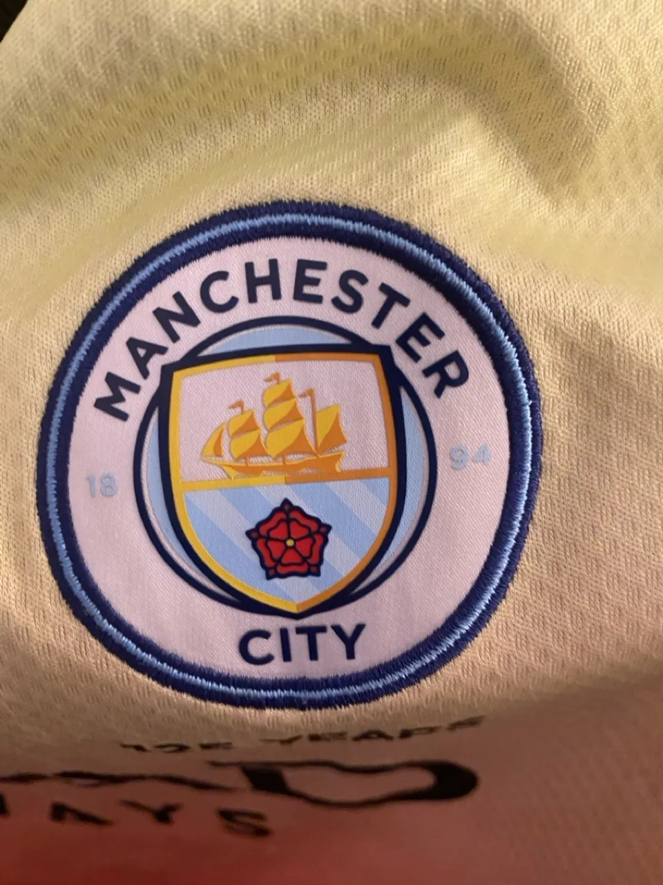 Camisa Infantil Manchester City - Oficial Tamanho 4 até 7 anos